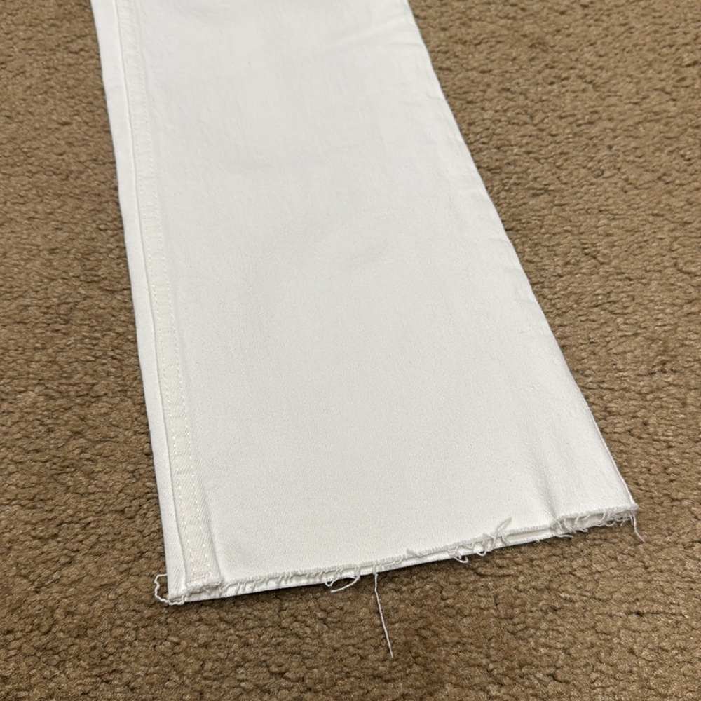 Zara women mid-rise white denim. Size 6. NWT! - Picture 5 of 7